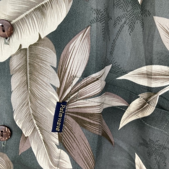 Palmwave Hawaii Men's Tropical Print Shirt sz L - Picture 4 of 9